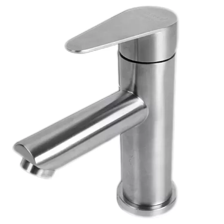 Aixeta de lavabo freda i calenta de mànec cilíndric
