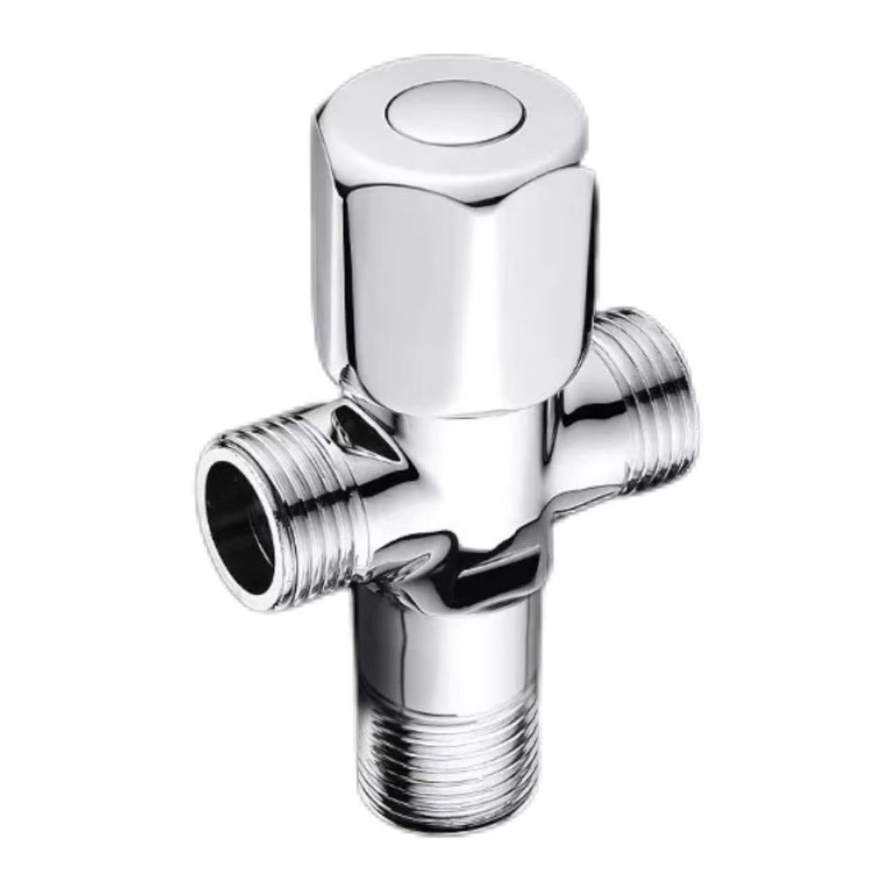 Vàlvula d'angle de tres vies d'obertura ràpida d'un sol control galvanitzat Vàlvula d'angle de tres vies d'obertura ràpida d'un sol control galvanitzat