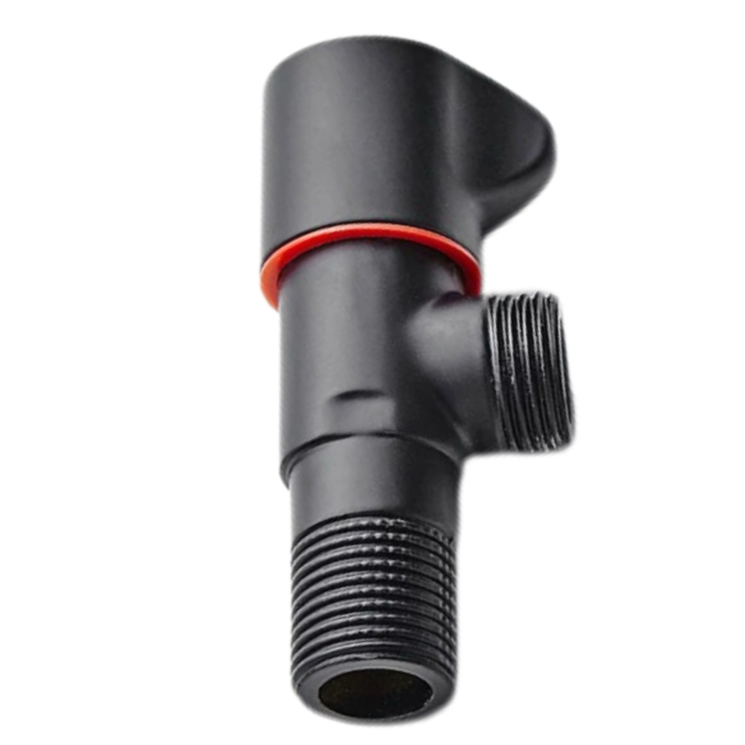 Vàlvula d'angle gris Gunmetal Conjunt universal de vàlvules de parada d'aigua calenta i freda