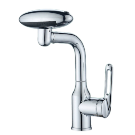 Aixeta de lavabo superior plata mirall