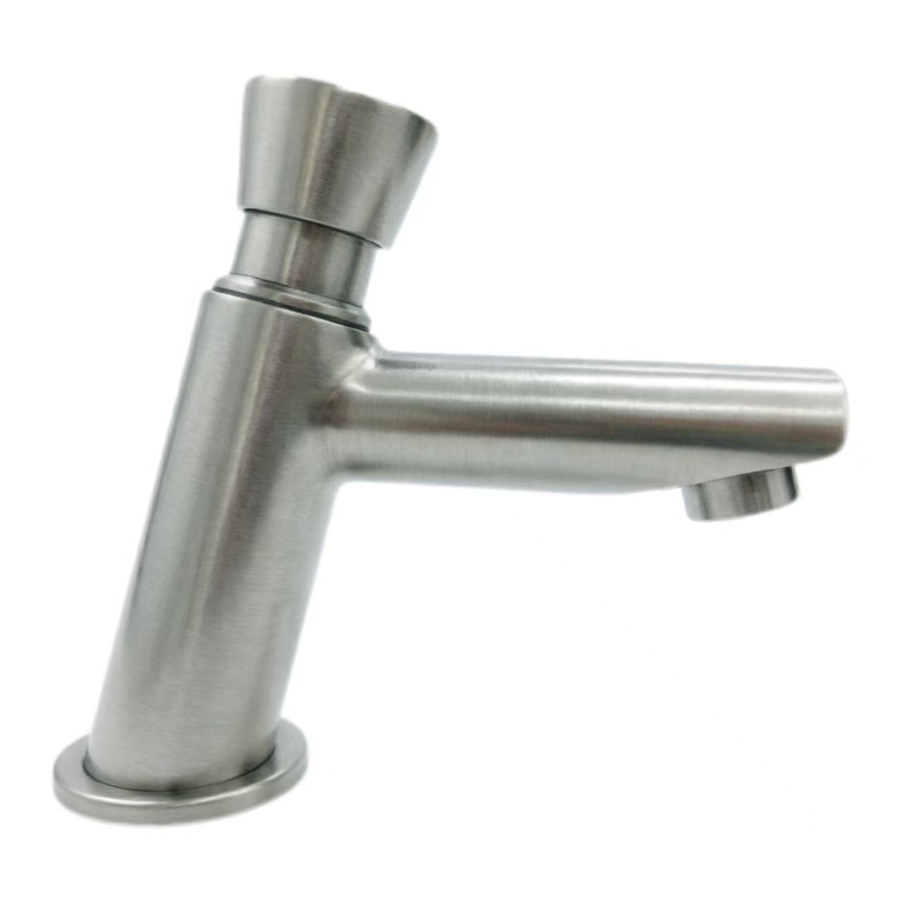 Aixeta d'un sol polsador de lavabo en fred