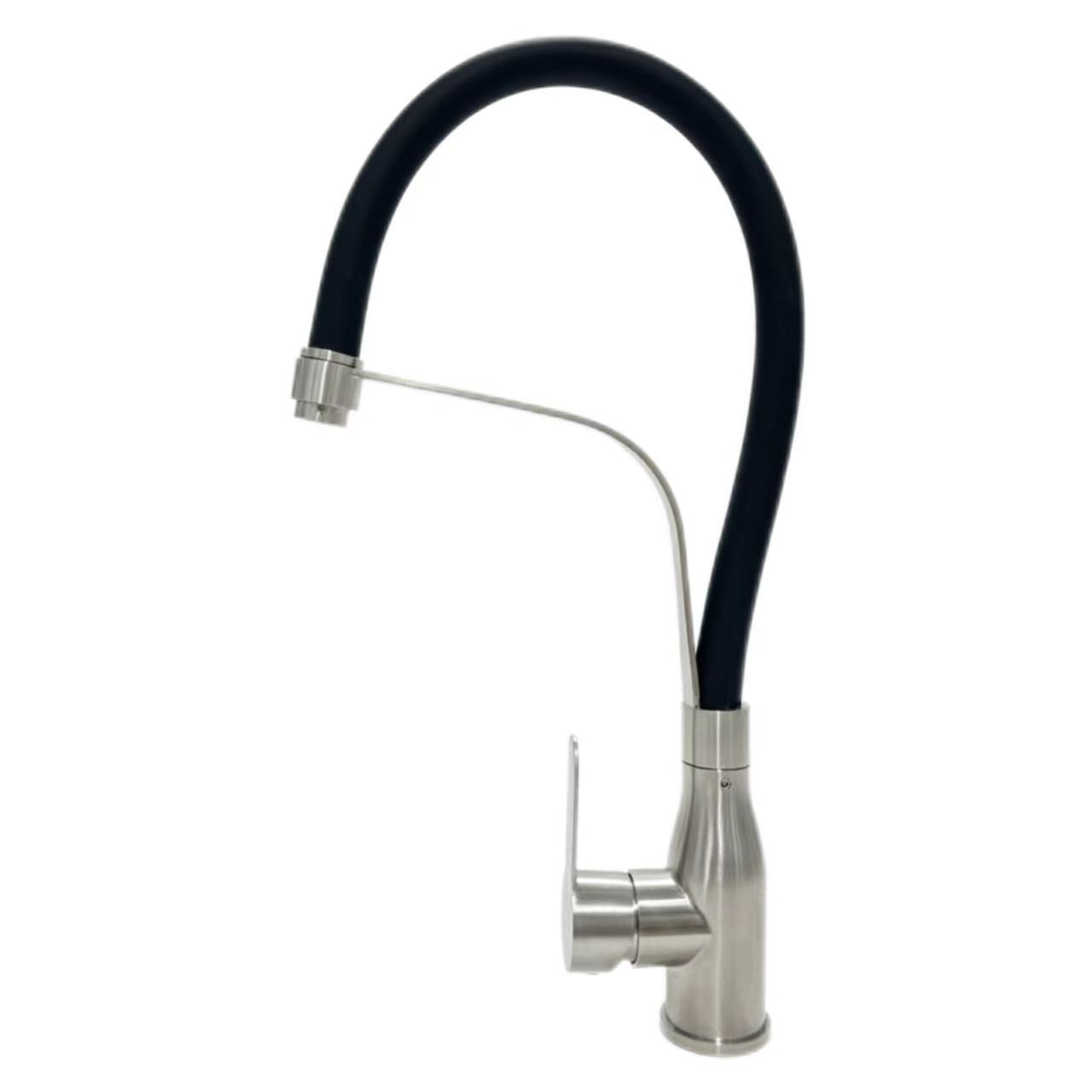 Aixeta universal d'aigua calenta i freda extraïble flexible de silicona