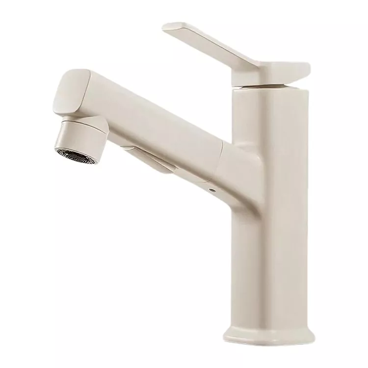 Aixeta extraïble de la batedora de lavabo quadrada